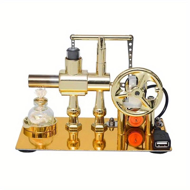 Science And Invention - Générateur à moteur Stirling monocylindre à